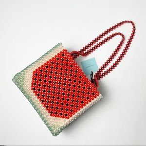 Cynthia Rowley Beaded Watermelon Handbag